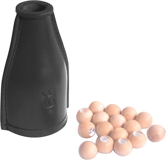 CROWN ME Billiard Leather Pool Shaker Bottle, Talley Bottle, Pea Bottle...
