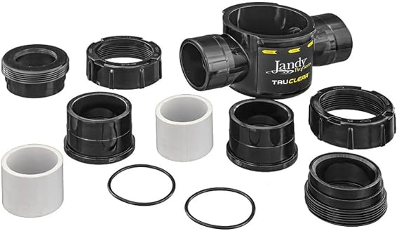 Jandy TruClear Housing with Unions | R0694000, Black