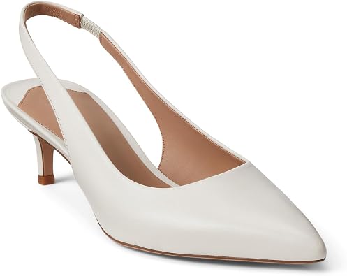 Lauren Ralph Lauren Women's Lolah Burnished Leather Slingback Pump