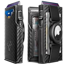 BULLIANT Men Airtag Wallet,Slim Front Pocket Wallet Money Clip for Men Gift 3.8x2.7,Pop-up Access