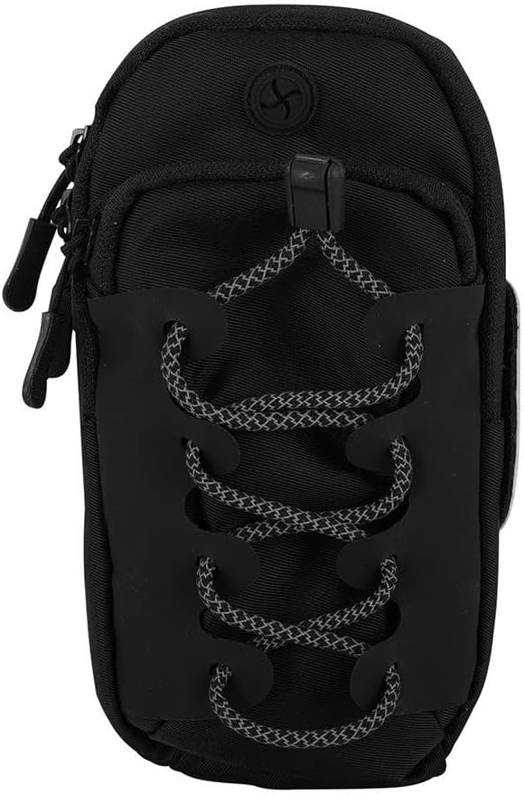 Front Frame Bag, 195x110mm Nylon Battery Cover Pouch with Dual Zipper Compartments for Secure Storage of Phone and Wallet, Easy Install Elastic Strap for Off-Road Electric Dirt Bike Riding