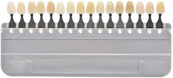 Tooth Bleaching Shade Chart 3D Teeth Whitening Shade Guide 16 Colors/Set Mold Tracking& Comparing