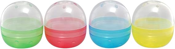 10 sold 48 mm empty capsules 4 color assorted 10 pieces