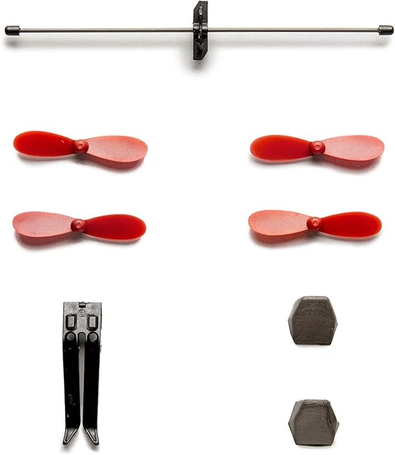 POWERUP Toys Spare Parts Kit 4.0 - Extra Parts for the Flying Smartphone-Powered Paper Plane Kit