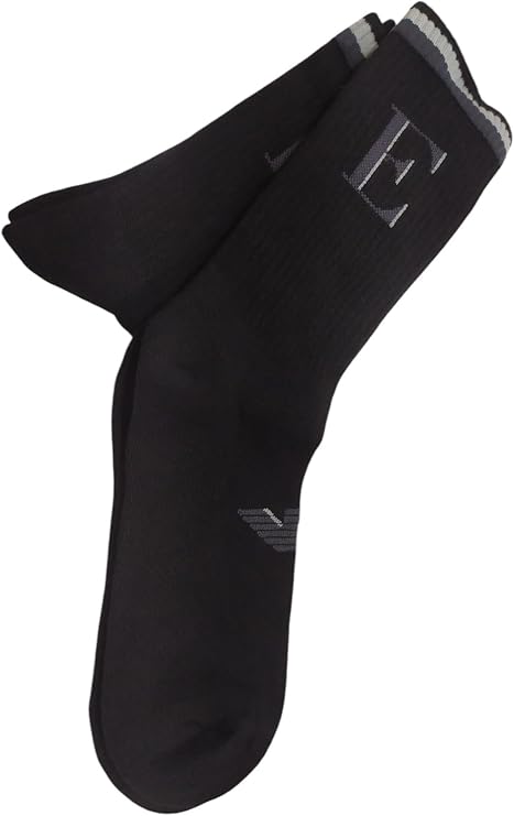 Emporio Armani mens 2 Pack Logo Crew Sock