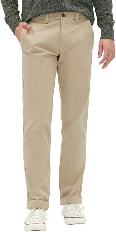 Gap Men's Essential Straight Fit Khaki Chino Pants
