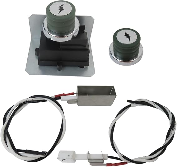 New Version 1819-51, 1836-32 Universal Igniter Kit Replacement for Weber ignitor module part # 1819-51 and 1836-32, 2-Outlet Ignition Replacement 81315
