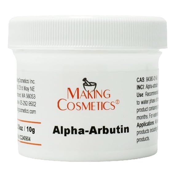 Alpha-Arbutin - 0.35oz / 10g - MakingCosmetics Skin & Hair Care Ingredients