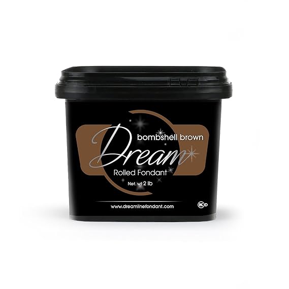 Dream Bombshell Brown Fondant, Vanilla, 2 Pounds
