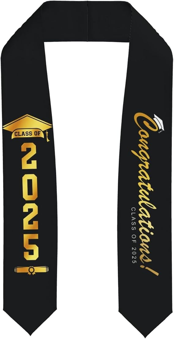 Class Of 2025 Graduation Stole, Senior 2025 Graduation Honor Stole, 2025 Graduation Sash