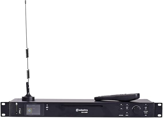 Adastra | AS-6 mkII 6-in-1 Audio Source Multi-Player | Rack-Mountable Music System with CD, USB, SD, FM, DAB/DAB& Bluetooth Playback for Reliable, Easy-to-Use Sound