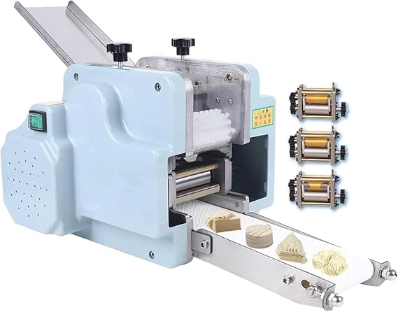 Commercial Dumpling Maker With Round Shaped Mold, Multifunctional Electric Dumpling Skin Machine Ravioli Wonton Wrapper Machine