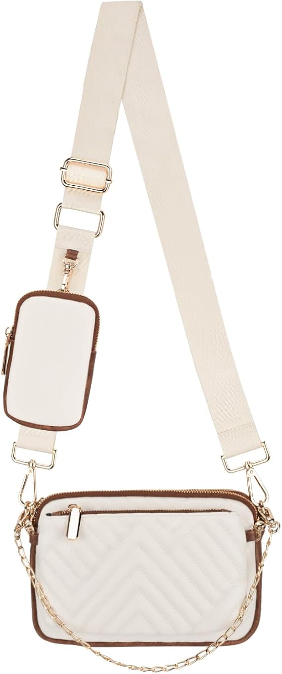 Small Crossbody Bags for Women 3 in 1 Trendy Shoulder Fashion Designer Mini Cute Sling Chest Bag