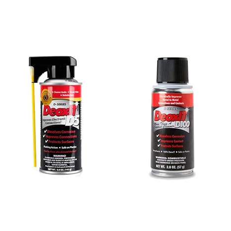 Hosa DeoxIT Contact Cleaners Bundle (5 oz. Spray + 2 oz. Spray)