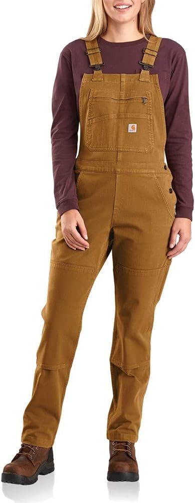 Carhartt Women's 104556 Women's Rugged Flex Twill Double-Front Bib Ove