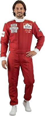 RUSH Racer James Hunt Racing Jumpsuit Costume