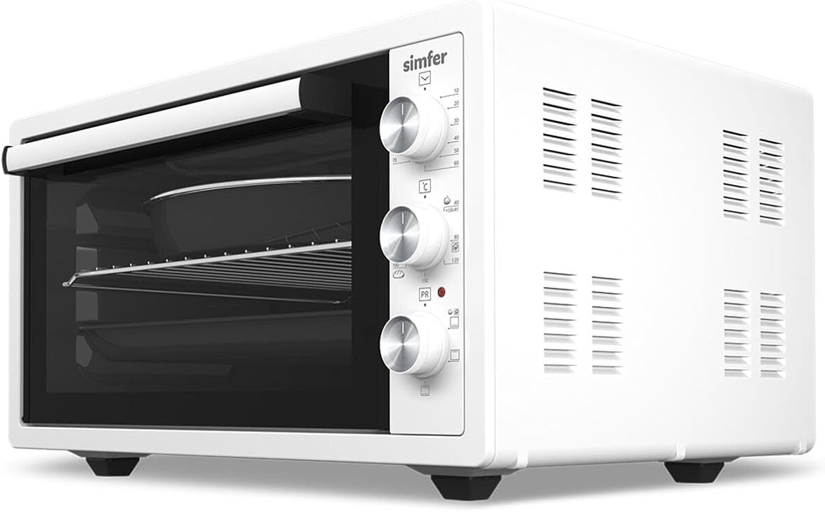 Simfer M4502 Mini Fırın, 1400 W, 45 Lt, Metal, Beyaz