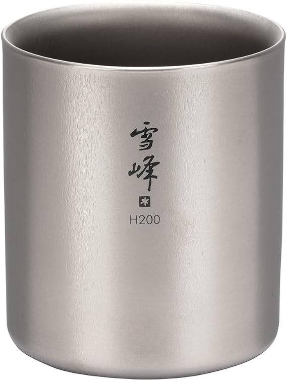 Snow Peak Seppou Stacking Mug H200 Titanium One Size