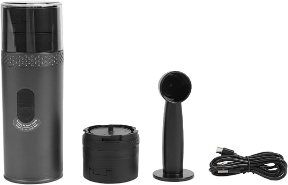 Portable Electric Coffee Maker Automatic Small Capsule Coffee Maker for Outdoor Car Travel CampingCoffee,