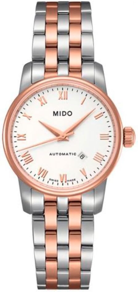 MIDO Baroncelli - Swiss Automatic Watch for Women - White Dial - Case 29mm - M76009N61