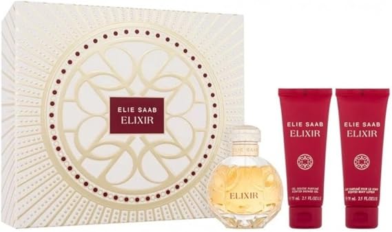 Elie Saab Elixir 75 ml Duş Jeli+75 ml Vücut Losyonu+EDP 100 ml Kadın Parfüm Seti