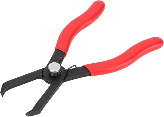 Push Pin Remover Tool Pliers Push Pin Puller Removal Tool with 30 Degree Angled Head Spring Loaded Design for Retainer Anchor Removal from Wheel Wells