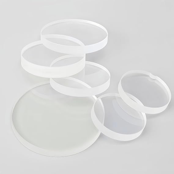 DMK 10Pcs Fiber Laser Protection Lens 18x2 20x2 1064nm Laser Welding Lens for WSX/QILIN/OSPRI Optical Fiber Lens 37x7 30x5 27.9x4.1 for Raytools/Precitec Laser Cutting Head (30 * 5)
