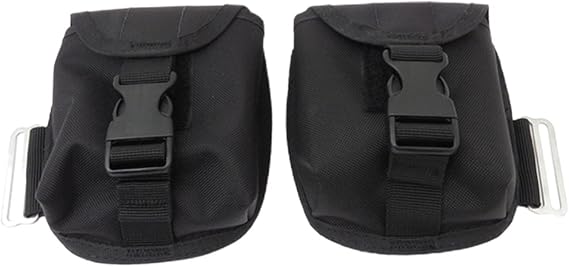 Scuba Pocket Weight Belt 2kg with Quick Release Buckle Weight Pouch Strong Nylon Dive Weight Belt Scuba Weight Pocket for Snorkeling