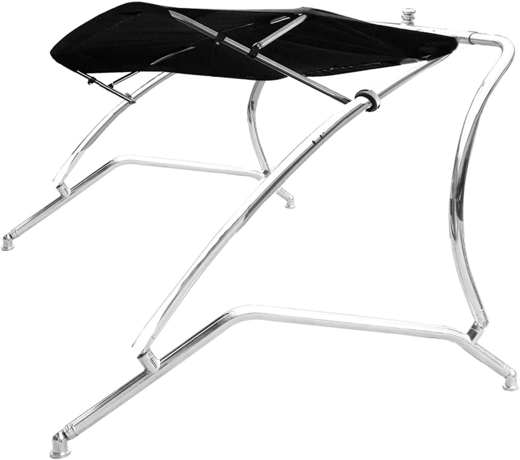 Reborn Catapult Polished wakeboard tower plus Foldable Tower Bimini Package