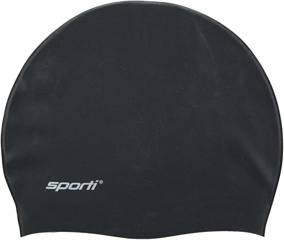 Sporti Unisex-Adult Silicone Swim Cap, Athletic Bathing Caps, Protects Hair | Non-slip Interior Grip, Drag-reducing Contour, Lightweight Feel, Easy Wear, Hair Coverage, Comfortable Fit, For Women & Men