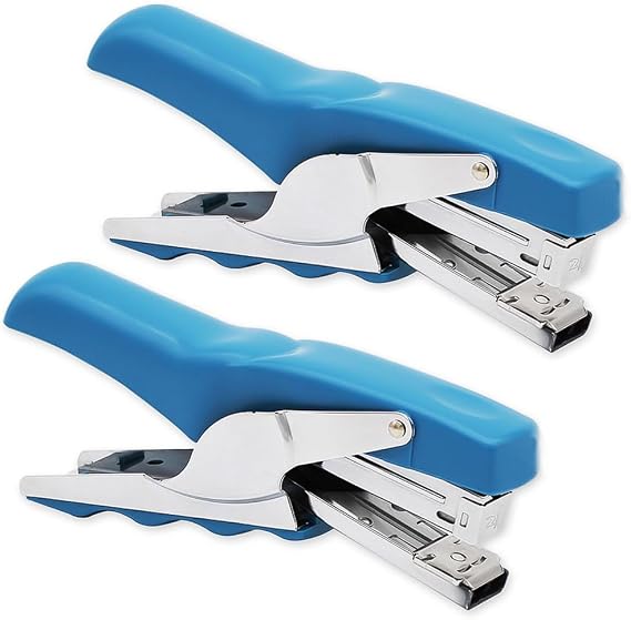 Stapler with 1000 Staples-Plier Stapler Save 60% Powe rGood for (Blue2P)