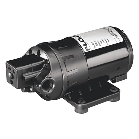 Flojet Diaphragm Pump,Motor Driven,24VDC,3/8 in (D3231B5011A)