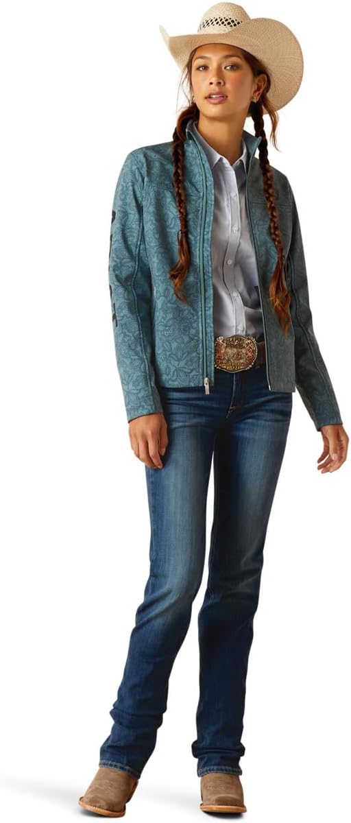 Ariat Women's New Team Softshell Jacket Wind and Water Resistant Jacket