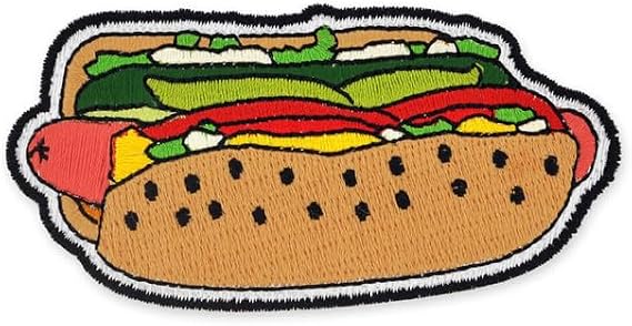 PinMart's Hot Dog Embroidered Patch