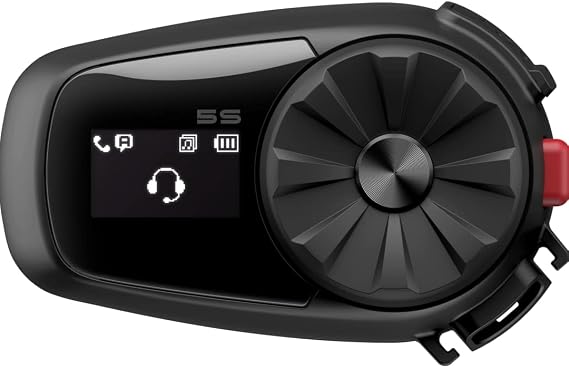 Sena 5S-02 Motorcycle Bluetooth Communication System, Black, Dual Pack