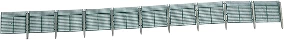 DYNWAVE Model Railway Scenery Fence Layout N Scale Easy to Install for Model Roadside Architectural Display Train Track Accessories