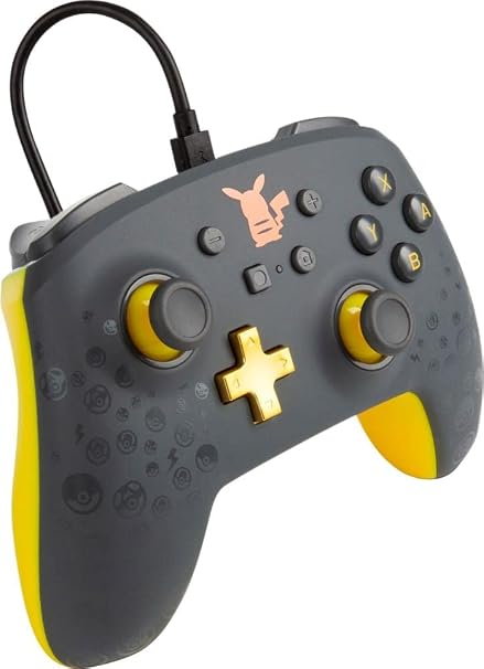 PowerA - Enhanced Wired Controller for Nintendo Switch - Pokemon: Pikachu Grey