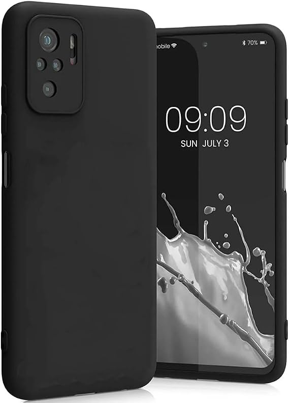 Coverzone Xiaomi Redmi Note 10 Pro İle Uyumlu Kılıf Z-Mara Lansman Vieri Tam Koruma Arka Kapak Kamera Koruma Çıkıntılı Pürüzsüz Yüzey Siyah