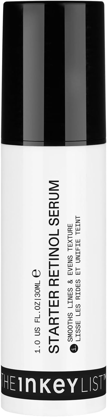 The INKEY List Starter Dual Retinol Serum 30ml | Slow-Release Dual Retinoids With Symrelief Suit Beginners and Sensitive Skin, Smoothing Fine Lines, Uneven Tone and Texture