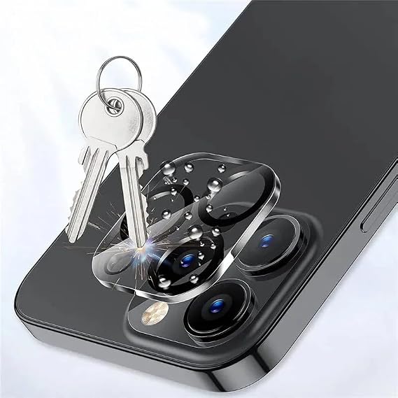 2pc Clear Back Camera Lens Anti-scratch Protector For iPhone 15 14 13 12 Pro Max (For iPhone 14 Pro Max)