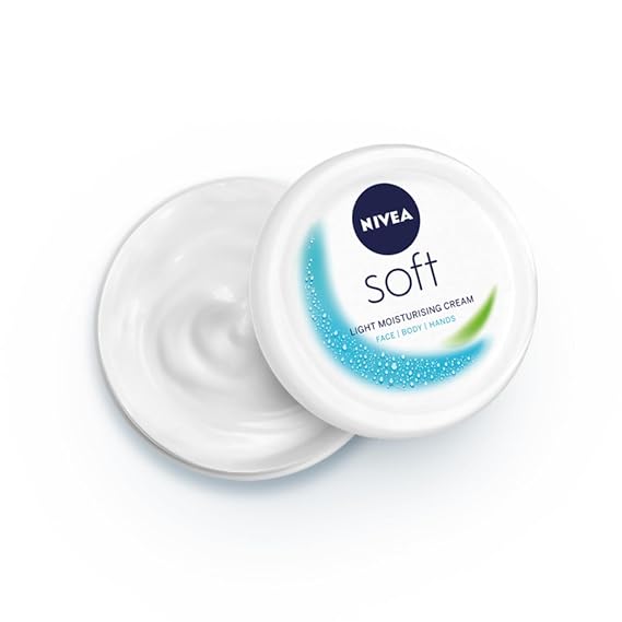 NIVEA Soft Light Moisturiser | 6.76 Fl Oz (6.93 Ounce) | 200ml (196.5g)