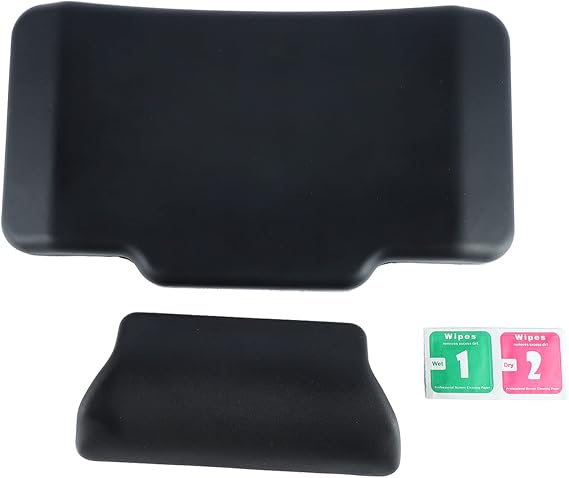 Motorbike Back Cushion, Motorcycle Luggage Box Back Cushion PU Leather 3cm Thickness Tail Box Passenger Backrest Support Damping Pad, 11.81 x 6.69 x 1.18in