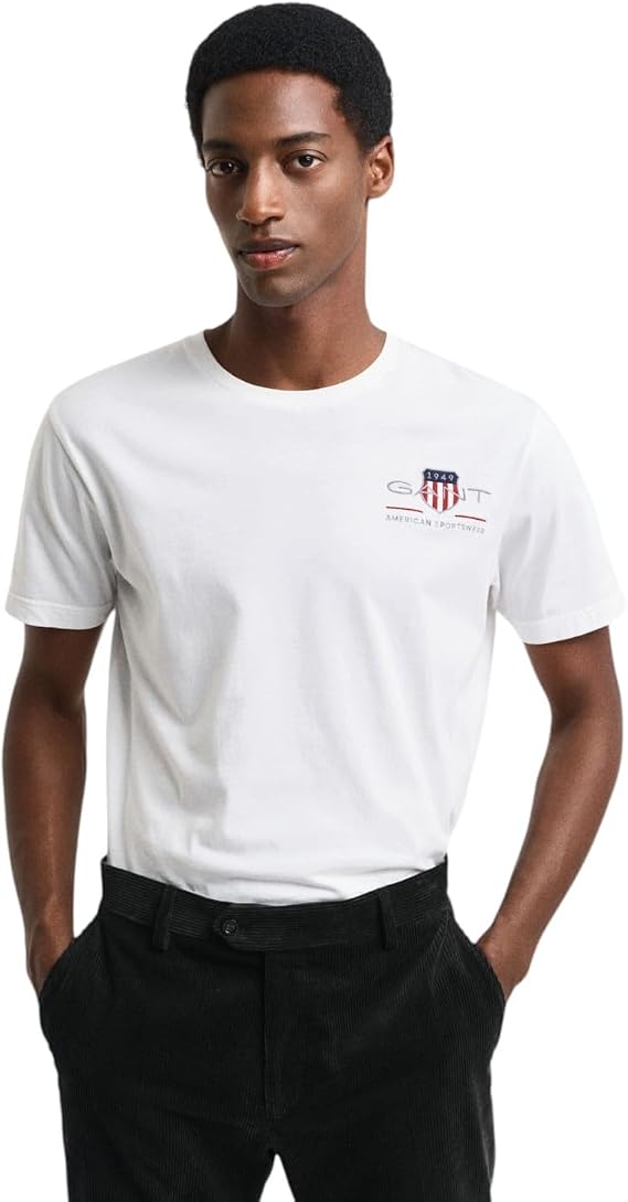 GANT Men's Regular Archive Shield T-Shirt