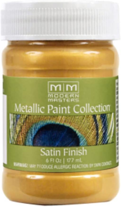 Paints Modern Masters Metallic Paint Collection Shimmer 6oz. (Gold Rush)