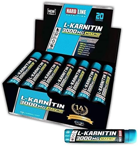 Hardline L-Carnitine Matrix 3000 Mg 20 Bulb - Lemon