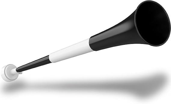 Qidoe Collapsible Stadium Horn Noise Maker 24 Inch Vuvuzela Blow Horns Loud Sound Soccer Horn Blow Horn Noisemakers for Sporting Events Graduation Games Sports Party Supplies Favors Accessories