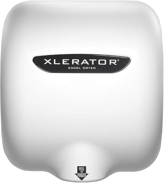 Xlerator XL - BW - High-Efficiency - Hand Dryer - BMC (Bulk Molded Compound) High-Speed Automatic Surface-Mounted 110-120 - Volt - White.