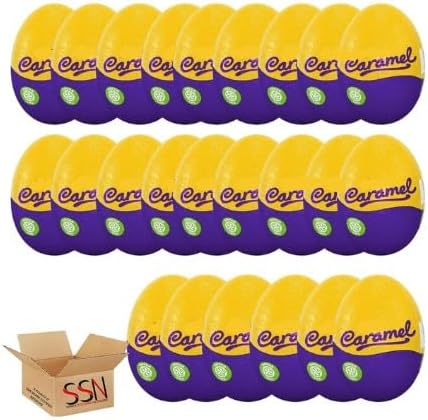 Cdbury Caramel Egg Chocolate (Pack of 24 (Half Box))