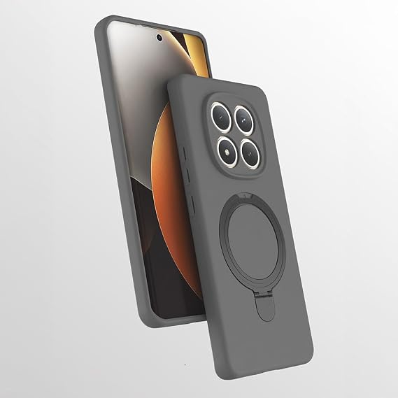 Coverzone Xiaomi Redmi Note 15 Pro 4G ile uyumlu Kılıf MagSafe ile uyumlu Z-Samara Kapak Wireless Şarj Özellikli Stand Olabilen Xiaomi Redmi Note 15 Pro 4G kilif