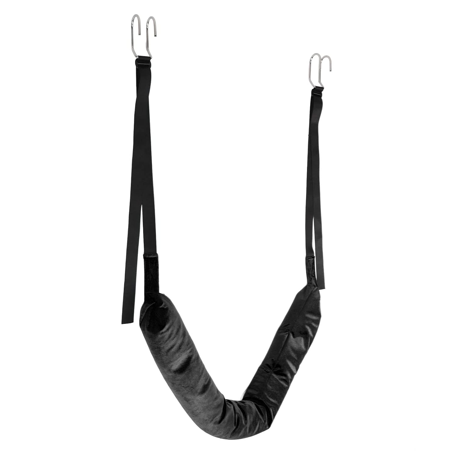 Back Stretcher Lumbar Tow Belt Decompression Lightweight Practical Soft Comfortable Black
